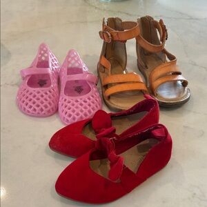 Stylish Kids Sandals and Flats - Old navy & Cat & Jack lot of baby shoes size 5